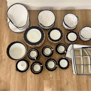 Vtg 52 Pcs 80s Rosenthal Frederick The Great Porcelain‎ Dinnerware Dinner Set